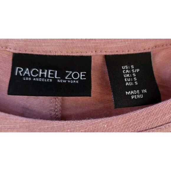 Rachel Zoe Cotton Tunic Top Womens Size Small Light Pink Gauze - Picture 3 of 3